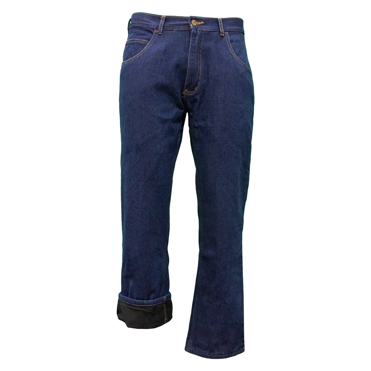 insulated denim jeans