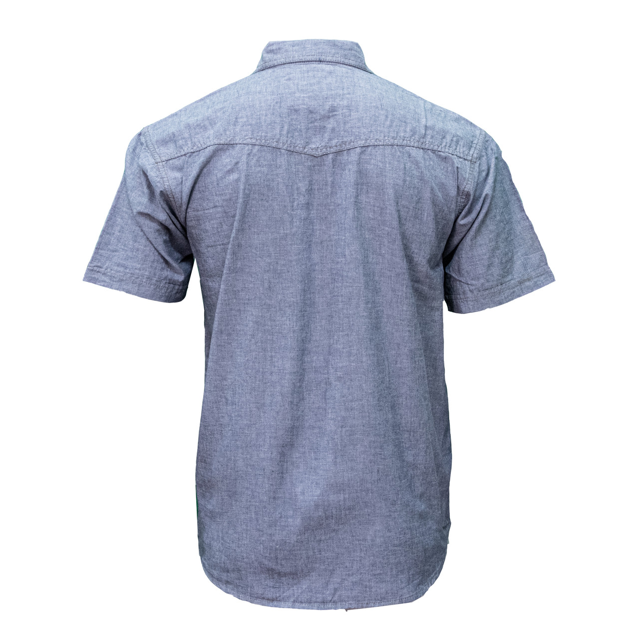 Chambray Short Sleeve Western Shirt