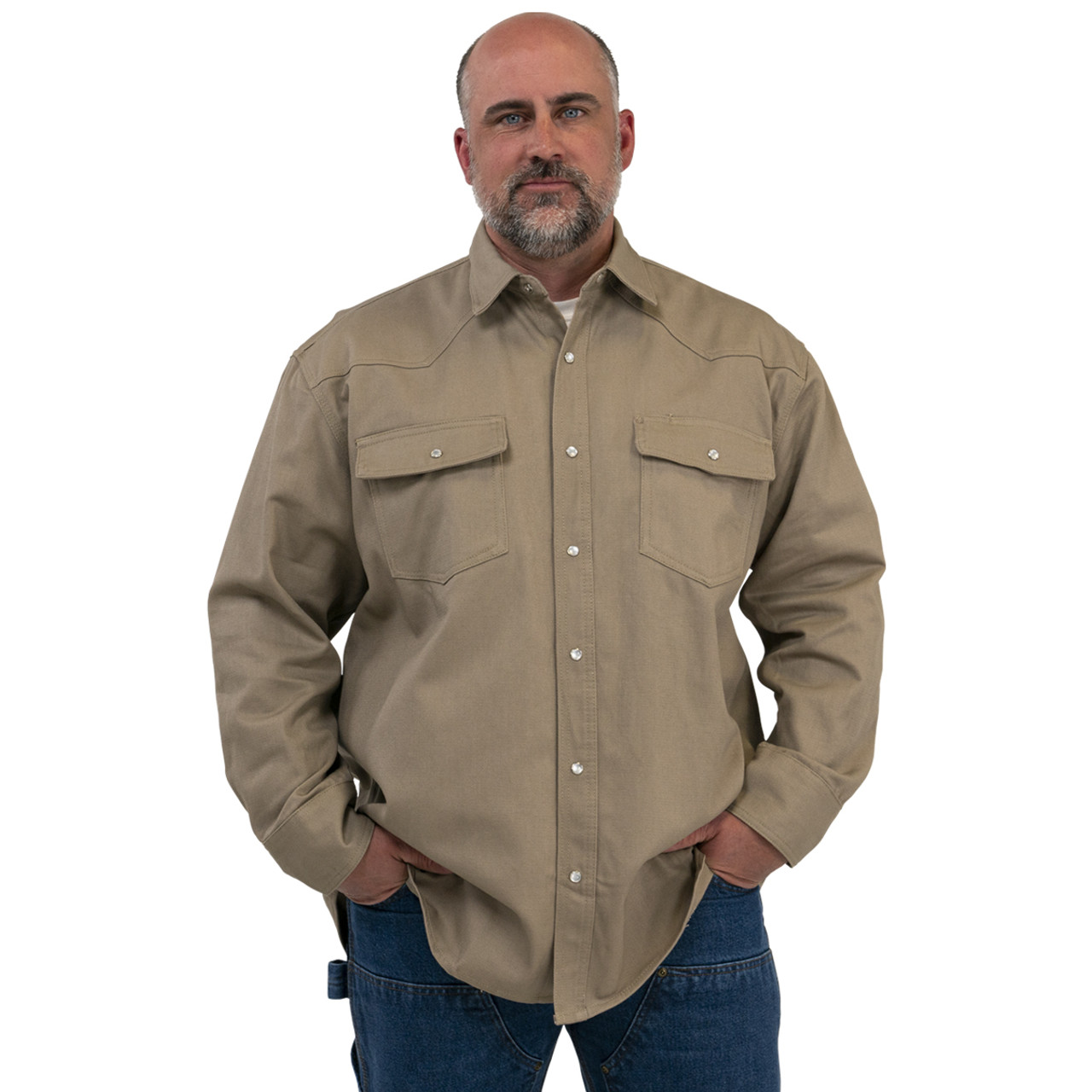 Key Men's Long Sleeve Western Welders Shirt