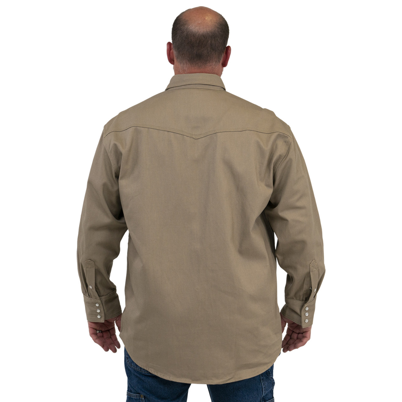 Wrangler® FR Flame Resistant Long Sleeve Solid Work Shirt