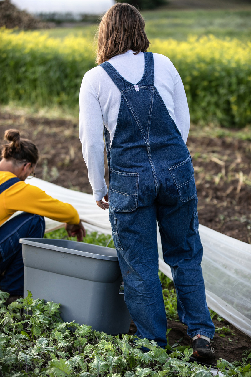 Denim Bib Overalls for Women - KEY Apparel