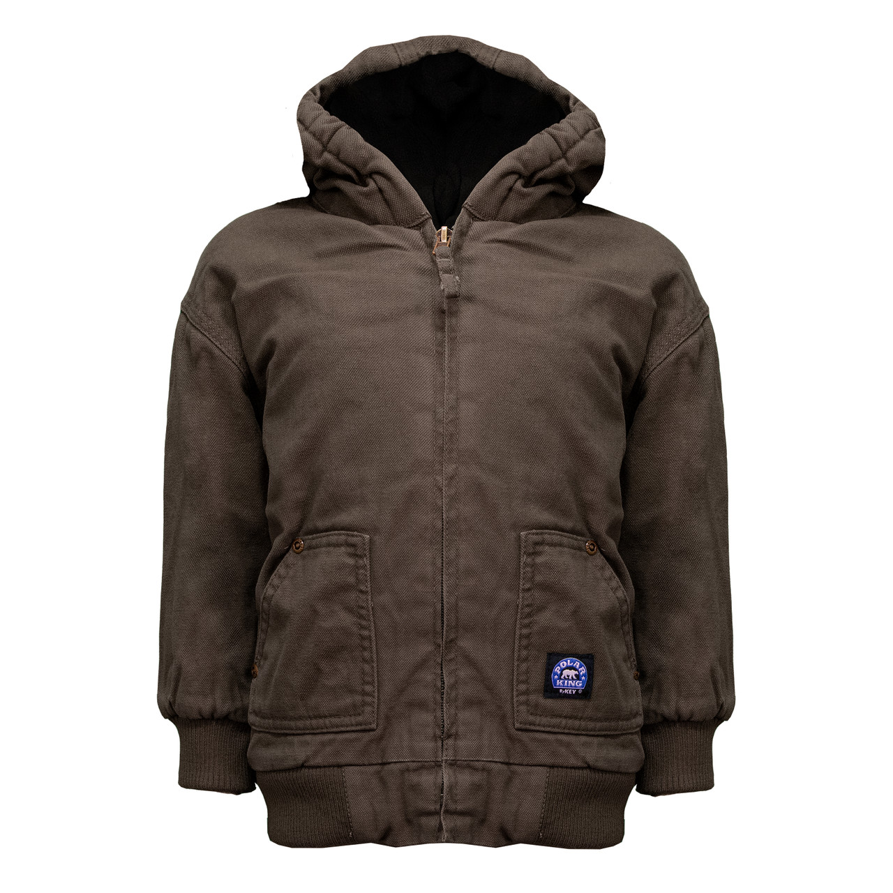 https://cdn11.bigcommerce.com/s-r4f6haoaux/images/stencil/1280x1280/products/252/650/youth-insulated-fleece-lined-hooded-jacket-bark-Polar-King-359-27-front__14420.1695675299.jpg?c=1