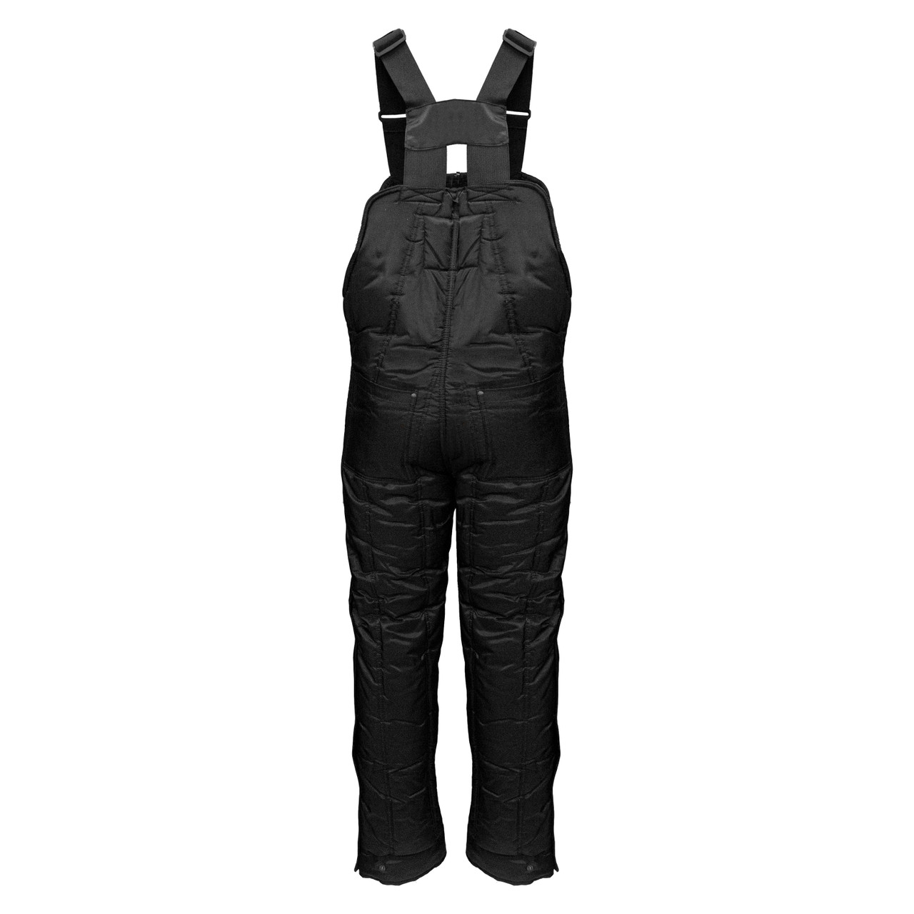 black bib overalls