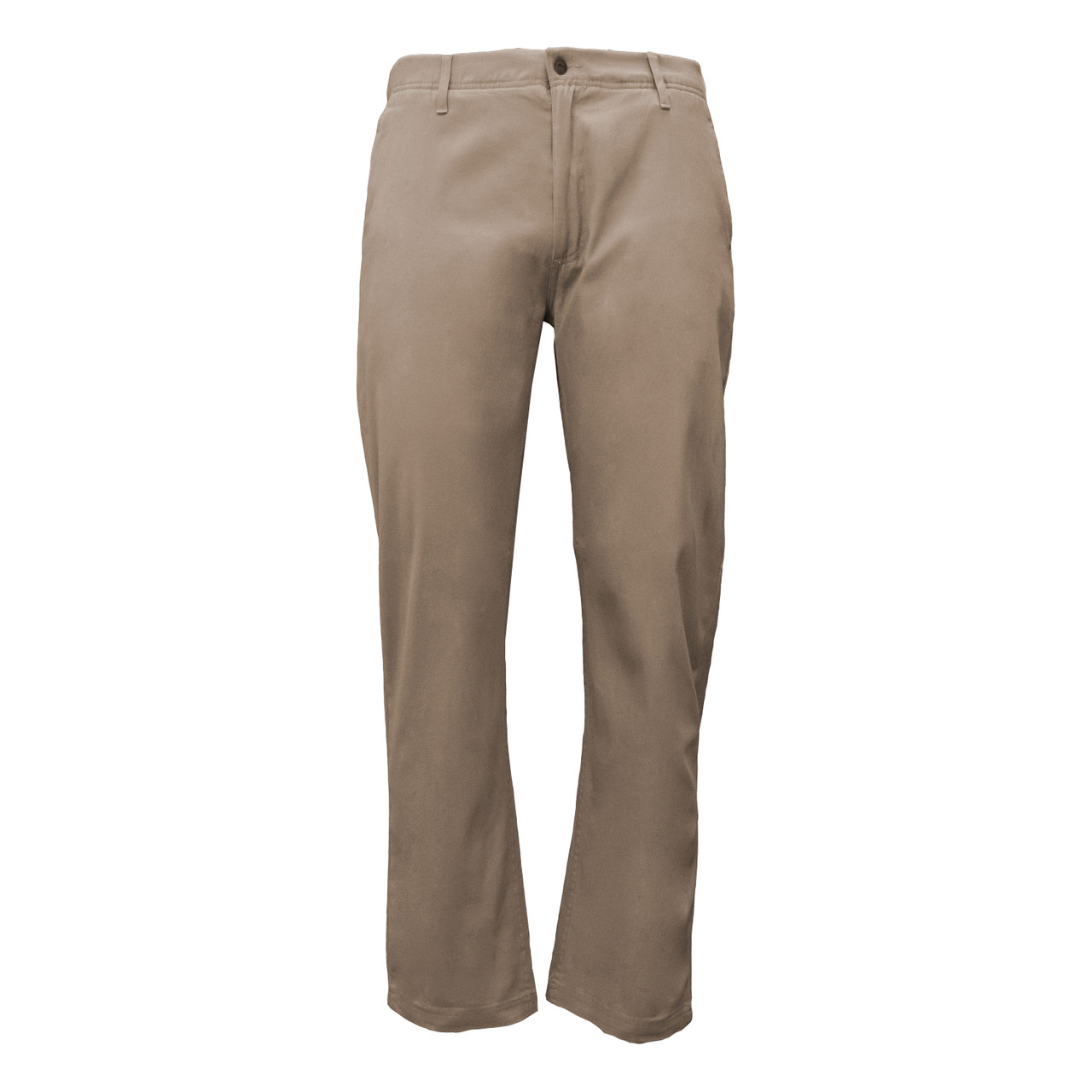 Twill wide-leg work pant