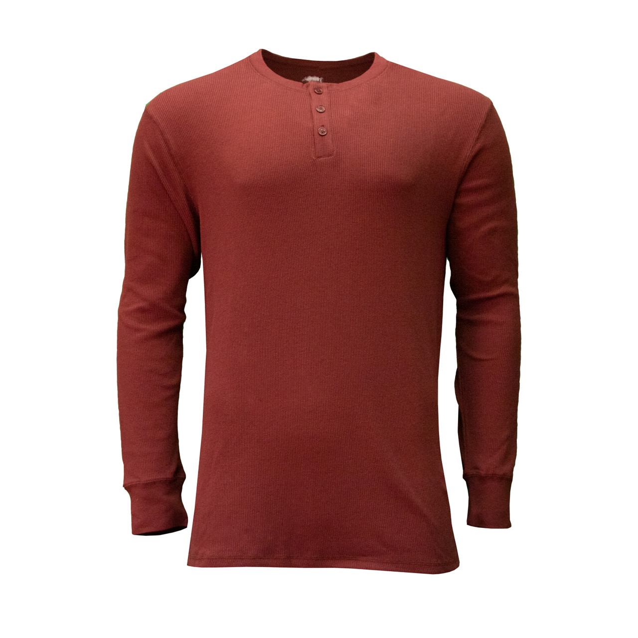 Kingsize Men's Big & Tall Waffle-knit Thermal Henley Tee - Tall