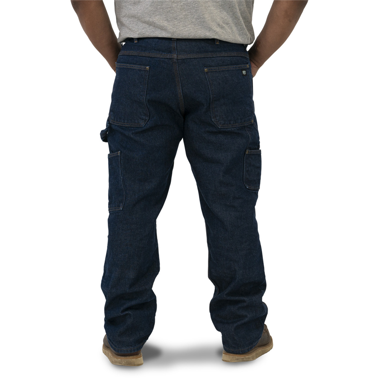 Pointer Brand Rigid High Back Overall Indigo Blue Denim