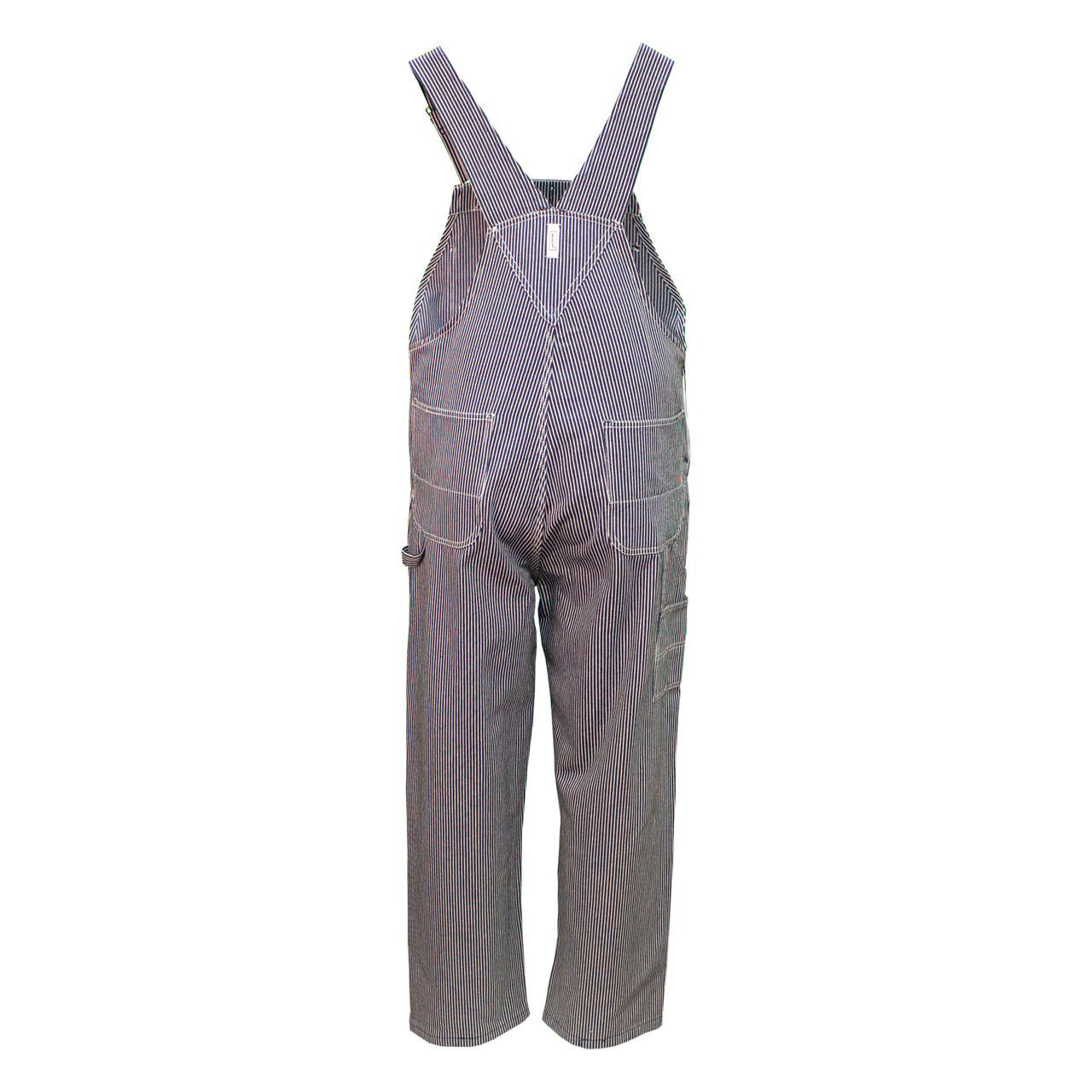 Striped Bib Overalls for Men - KEY Apparel