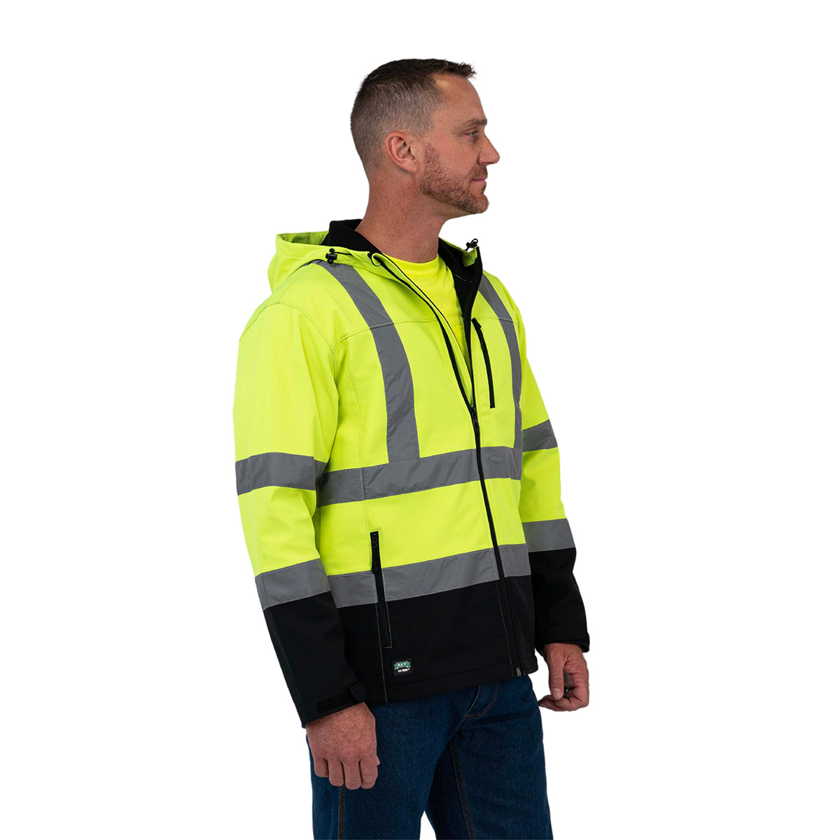 Crawford Rip Stop Hi-Vis Jacket - KEY Apparel