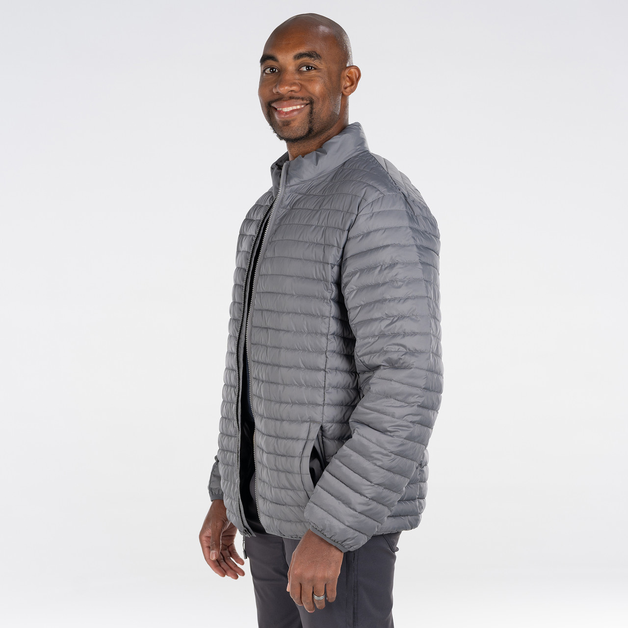 ジャケット・アウター KEY MEMORY K-22 Padding jacket GREIGE Men's Sierra Puff Jacket - KEY Apparel
