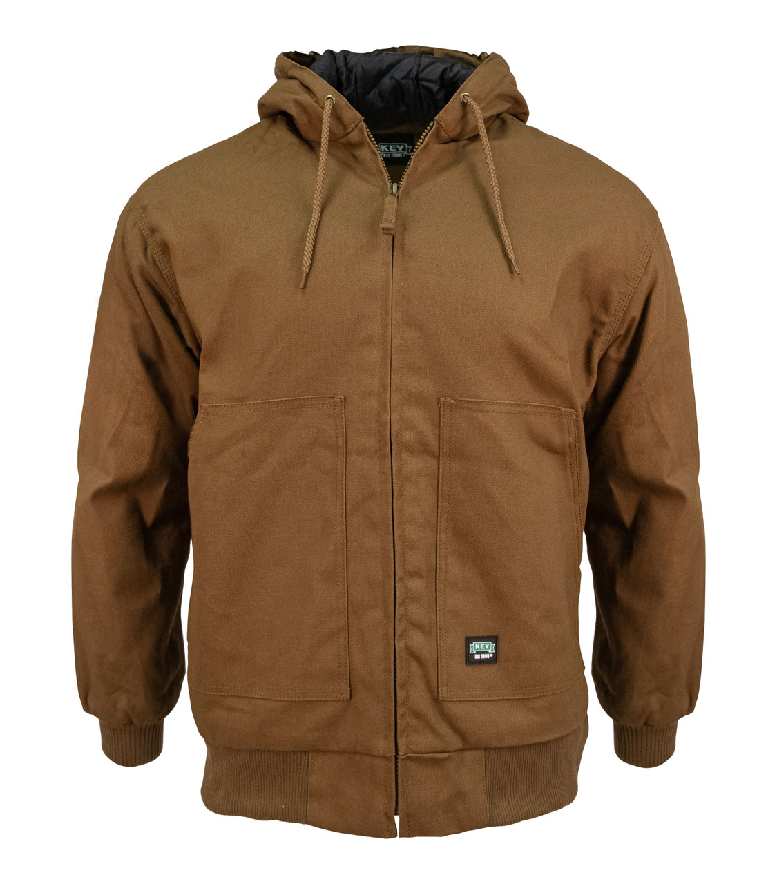 Insulated Hooded Work Jacket for Men KEY Apparel