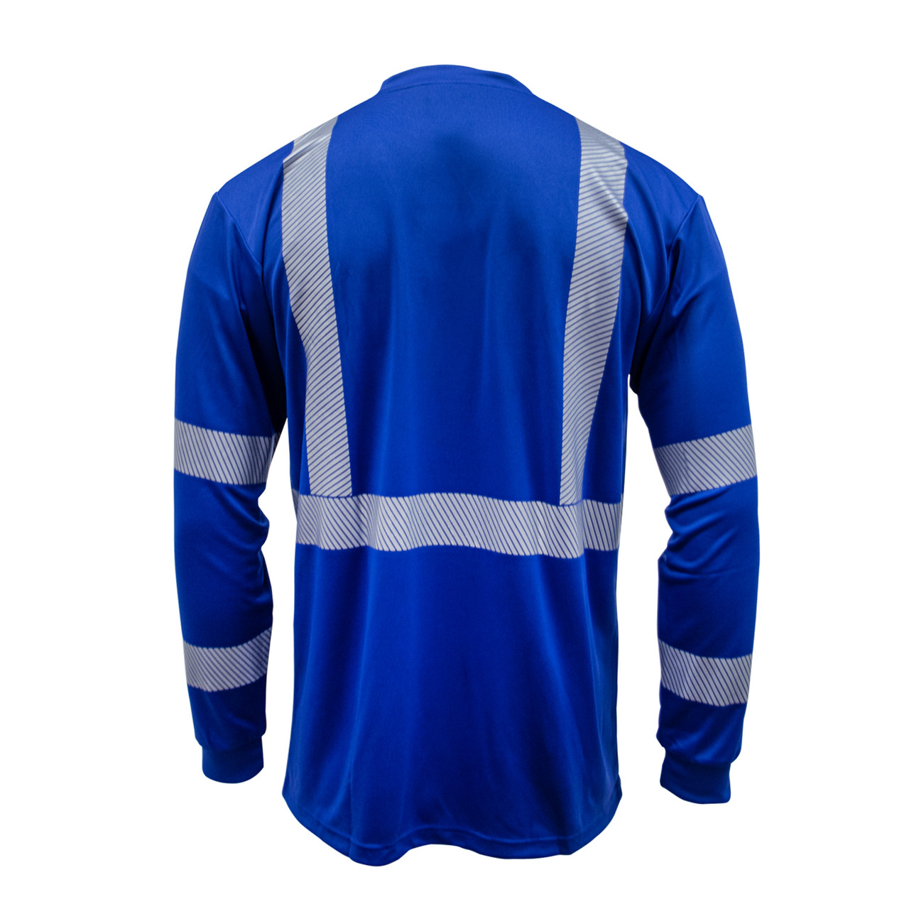 ANSI Class 3 Segmented Tape UltraSoft Long Sleeve Pocket Tee