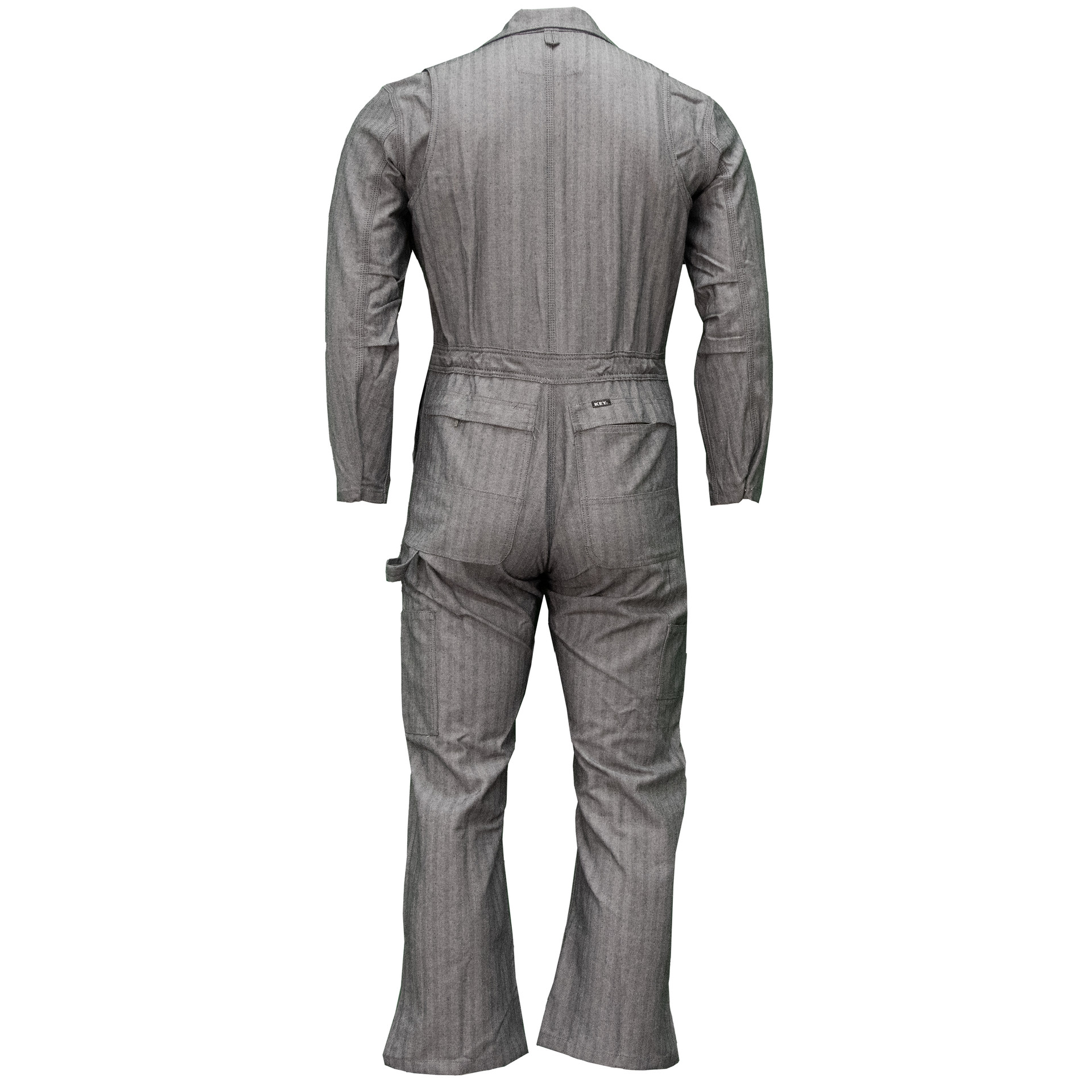 Fisher Stripe Deluxe Unlined Coveralls for Men - KEY Apparel