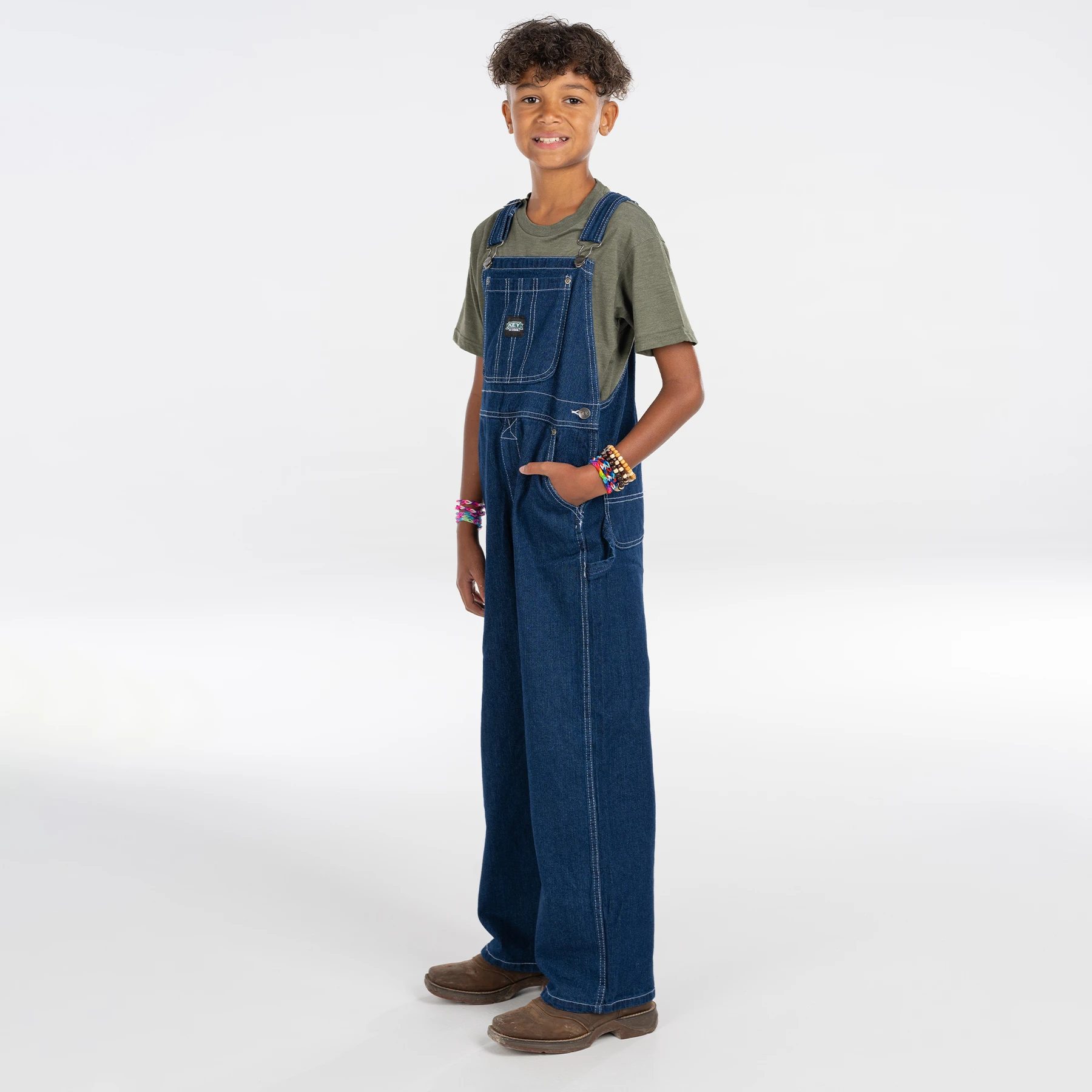 Youth Bib Overalls KEY Apparel