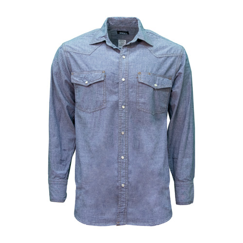 Denim Long Sleeve Western Shirt