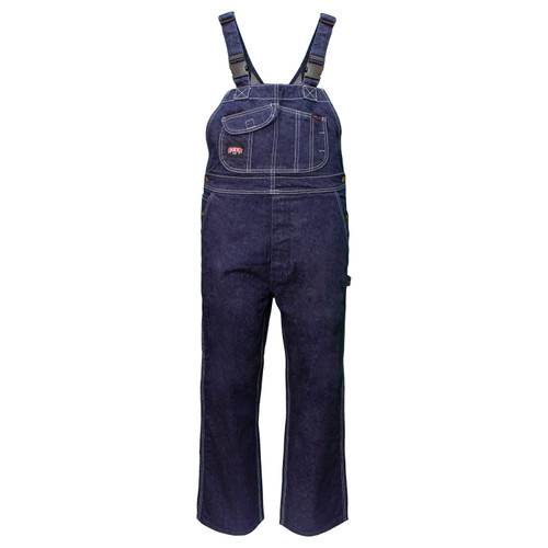 black denim bib overalls