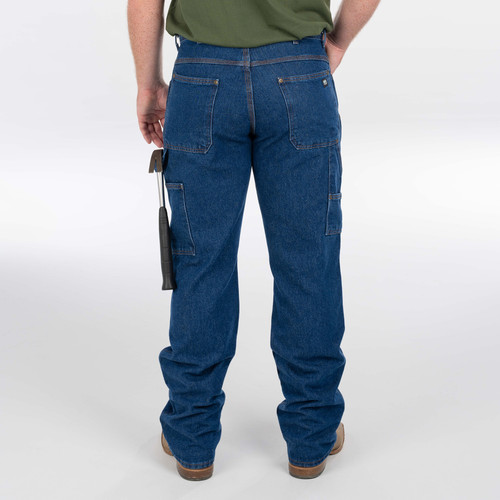 KEY Apparel Double Front Denim Logger Dungarees