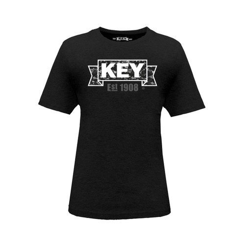 Kid's KEY DigiCam Tee Cotton Polyester Crew Neck Taped Seams