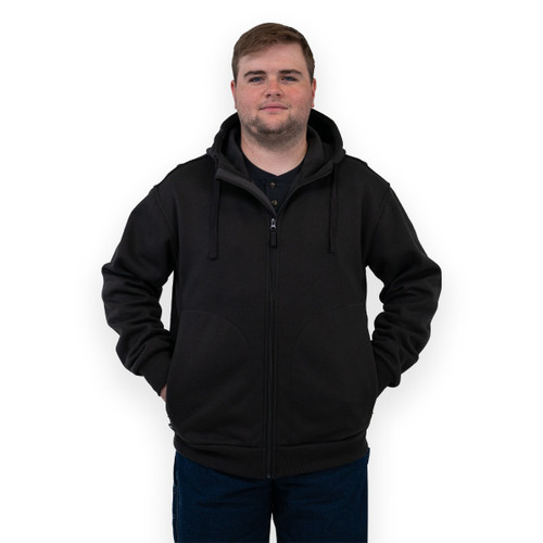 Cotton Fleece Zip Up Hoodie