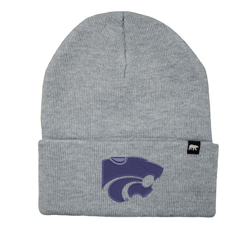 K-State Powercat Wildcats Emboidery Watch Cap Acrylic Knit Thinsulate Insulation