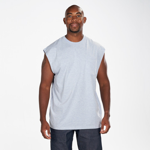 823 Blended Sleeveless Tee by KEY Apparel