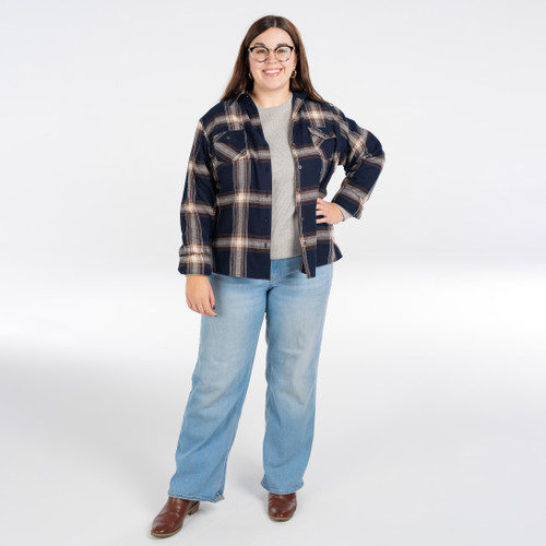 KEY River's Edge Plaid Shirt for Women is the perfect fall and winter staple item. Crafted in soft cotton, this plaid is offered in trending seasonal colors with thoughtful dual-toned plackets for contrast and style.