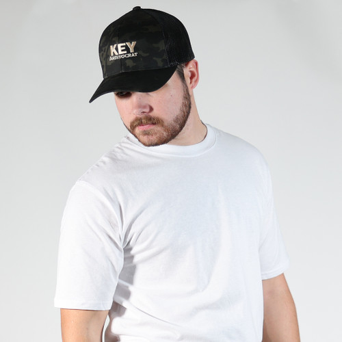 Golden Aristocrat Camo Trucker Hat