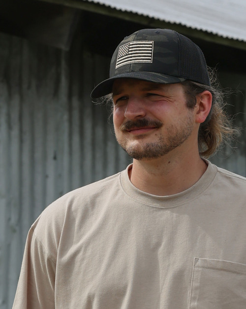 American Gold Camo Trucker Hat