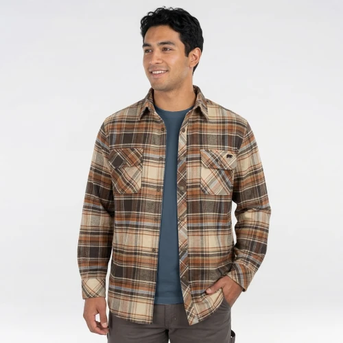 Men's Patriot Bonded Flannel Shirt Jacket