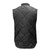 Diamond Quilted Montana Vest Taffeta Inner Outer Lining Hand Patch Pockets Knit Collar Band Interior Pockets