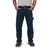 Performance Comfort Denim Dungarees Cotton Polyester Relaxed Fit with Utility Pocket and hammer loop. Contrast stitching for steadfastness.