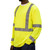 Hi-Visibility Long Sleeve T-Shirt Pocket ANSI Class 3 ISEA 107-2015 Compliant Moisture Wicking Relaxed Reflective