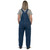 Women's Denim Bib Overalls Cotton Enzyme Washed Double Chest Pocket Mock Fly Utility Pockets
