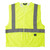 Hi-Visibility Mesh Vest ANSI II Class 2 ISEA 107-2015 Compliant Velcro Front Reflective Striping Breathable