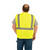 Hi-Visibility Mesh Vest ANSI II Class 2 ISEA 107-2015 Compliant Velcro Front Reflective Striping Breathable