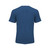 Blended Short Sleeve T-Shirt Cotton Polyester Pocket Crew Neck - Midnight Blue