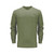 Long Sleeve T-Shirt Heavyweight Pocket Cotton Polyester Crew Neck