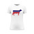 Women's TDF AmeriCow Graphic Tee Cotton Polyester Short Sleeve Crew Neck