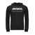 light MWA logo design on black unisex Hoodie with Kangaroo Pocket