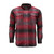 Freedom Plaid Polyester Spandex Long Sleeve Collar Chest Pockets Roll Tab Sleeves