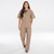 Poplin Unlined Coveralls Short Sleeve Cotton Polyester Water Stain Resistant Relaxed Fit Pleated back Chest Pockets Snap Closure