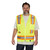 ANSI II Class 2 Hi-Visibility Mesh All Purpose Vest ANSI II Class 2 ISEA 107-2015 Compliant Two-Tone Contrasting Reflective Stripes