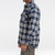 Fort Scott Plaids Yarn Dyed Cotton Banded Collar Hemmed Bottom Adjustable Cuff Chest Pockets Heavy Duty
