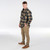 Fort Scott Plaids Yarn Dyed Cotton Banded Collar Hemmed Bottom Adjustable Cuff Chest Pockets Heavy Duty
