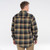 Fort Scott Plaids Yarn Dyed Cotton Banded Collar Hemmed Bottom Adjustable Cuff Chest Pockets Heavy Duty
