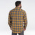 Fort Scott Plaids Yarn Dyed Cotton Banded Collar Hemmed Bottom Adjustable Cuff Chest Pockets Heavy Duty