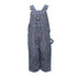 Toddler Bib Overall Cotton Washed Utility Pockets Pewter Hardware Hammer Loop