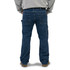 Ring Spun Denim Dungarees Relaxed Fit  Cotton Enzyme Washed Brass Button Utility Pockets - Back