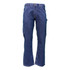 Ring Spun Denim Dungarees Relaxed Fit  Cotton Enzyme Washed Brass Button Utility Pockets