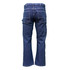 Ring Spun Denim Dungarees Relaxed Fit  Cotton Enzyme Washed Brass Button Utility Pockets