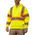 Hi-Visibility Sweatshirt Heavyweight Fleece Pocket ANSI II Class 3 ISEA 107-2020 Compliant Reflective Hood